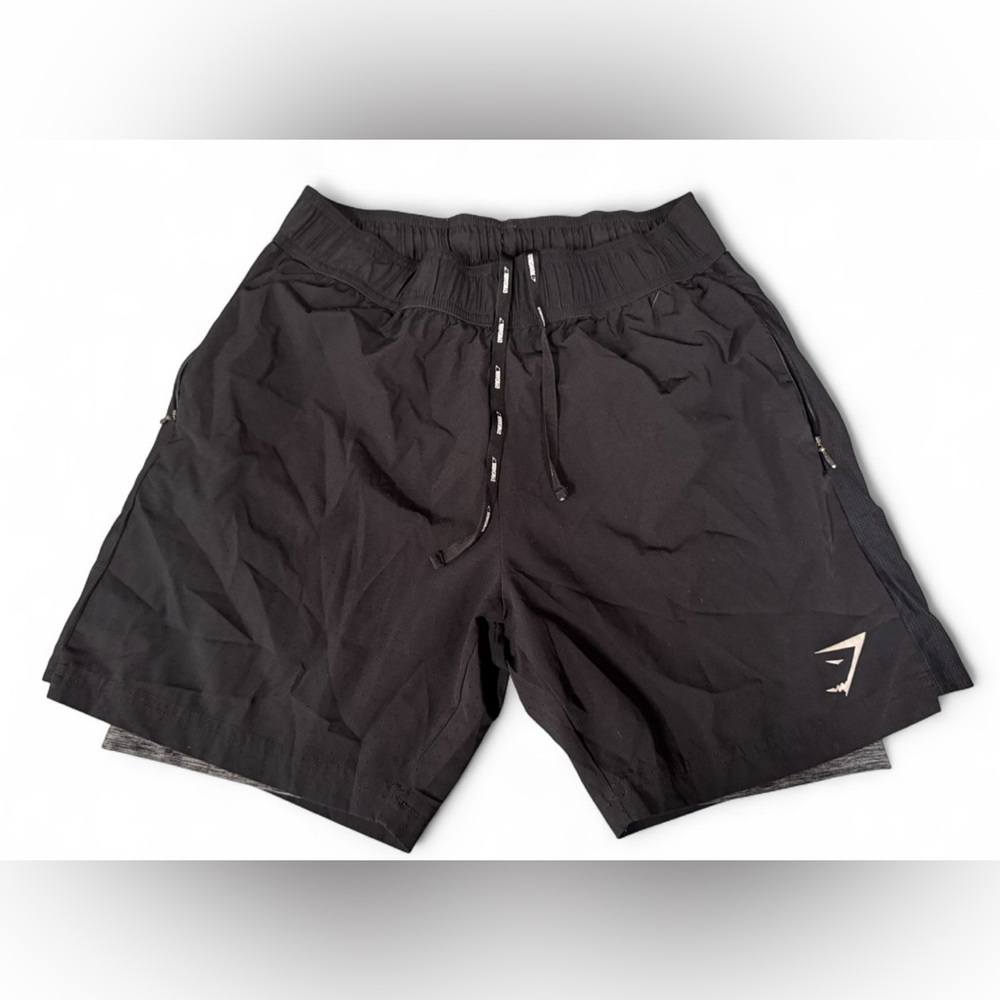 Gymshark Men's Charcoal Athletic Shorts